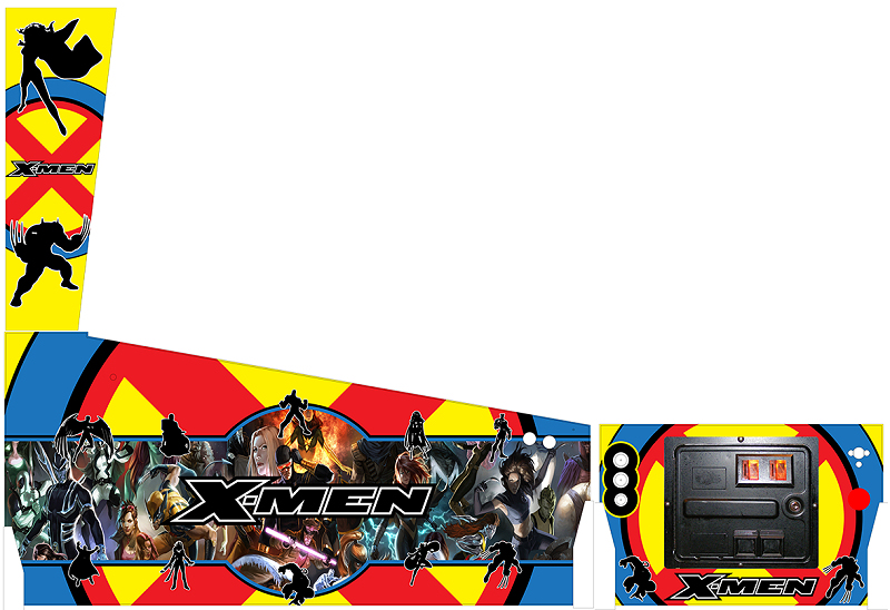 Virtual Pinball U.S.A X-Men-Pinball Theme
